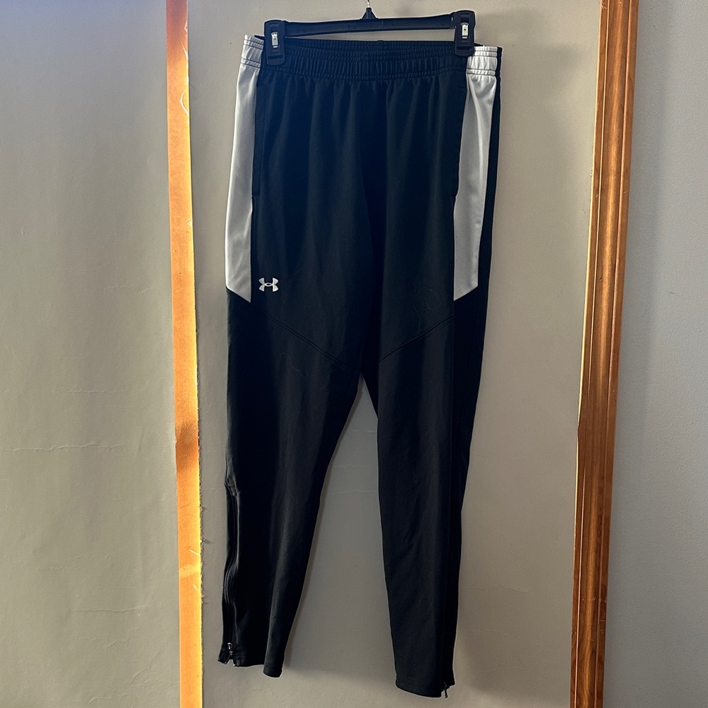 Under Armour Black and White Athletic Pants